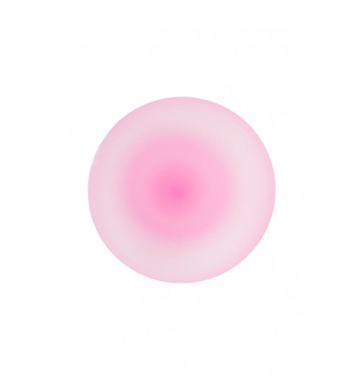 Розовая, светящаяся в темноте анальная втулка - 10 см.