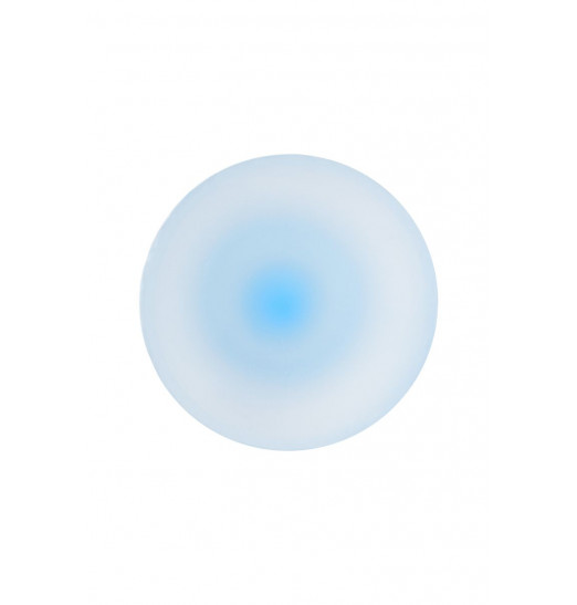 Голубая, светящаяся в темноте анальная втулка Namor Glow - 12,5 см.