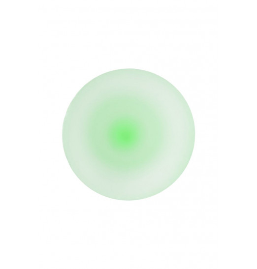 Зеленая, светящаяся в темноте анальная втулка Victor Glow - 10 см.