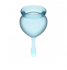 Набор голубых менструальных чаш Feel good Menstrual Cup