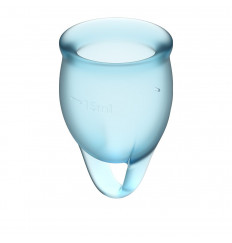 Набор голубых менструальных чаш Feel confident Menstrual Cup