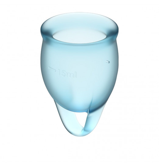 Набор голубых менструальных чаш Feel confident Menstrual Cup