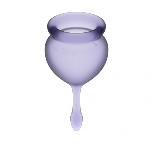 Набор фиолетовых менструальных чаш Feel good Menstrual Cup