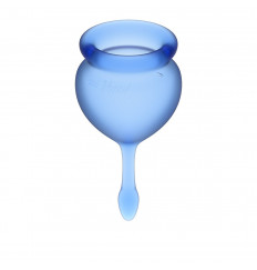 Набор синих менструальных чаш Feel good Menstrual Cup