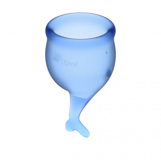 Набор синих менструальных чаш Feel secure Menstrual Cup