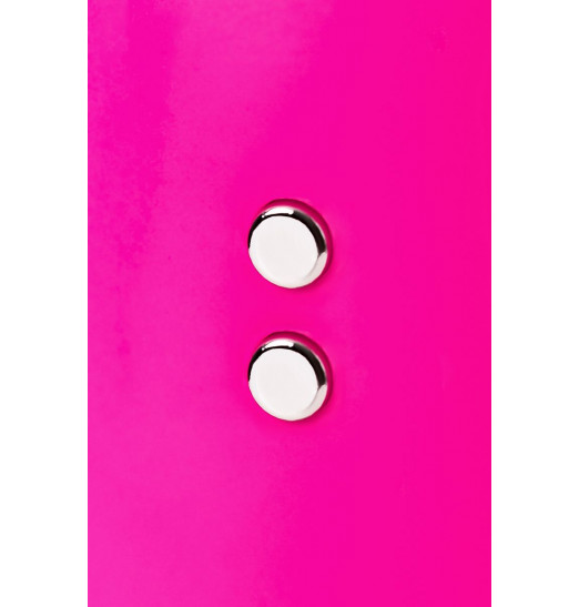 Ярко-розовый вибратор со стимулирующим шариком BEADSY - 21 см.