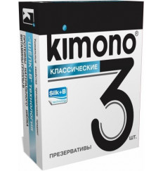 Классические презервативы KIMONO - 3 шт. Классические презервативы KIMONO - 3 шт.