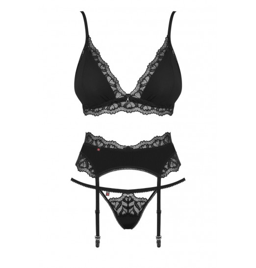 Роскошный комплект белья Arisha с поясом для чулок