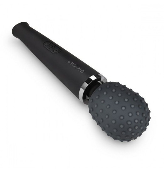 Набор из 2 силиконовых текстурированных насадок для вибратора Le Wand