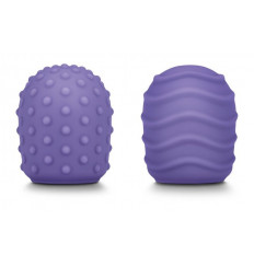 Набор из 2 фиолетовых текстурированных насадок для Le Wand Petite