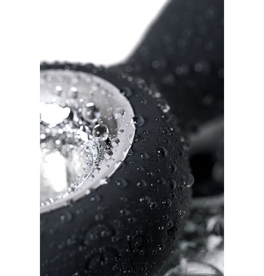 Черный анальный стимулятор Sagitta - 15 см.