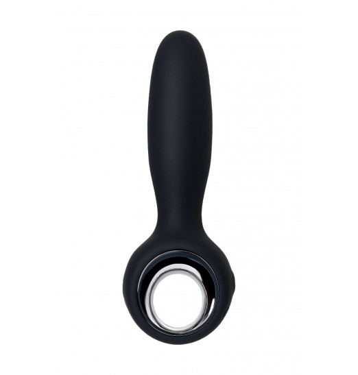 Черный анальный стимулятор Sagitta - 15 см.