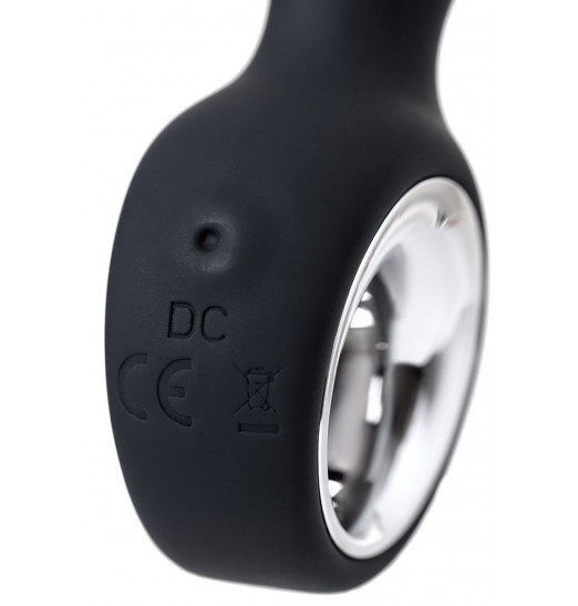 Черный анальный стимулятор Sagitta - 15 см.