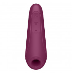Бордовый вакуум-волновой стимулятор Satisfyer Curvy 1+