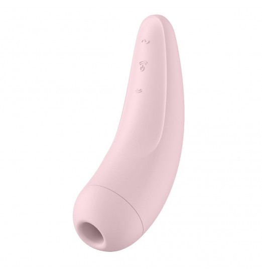 Розовый вакуум-волновой стимулятор Satisfyer Curvy 2+
