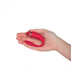 Красный вибратор для пар на батарейках We-Vibe Special Edition