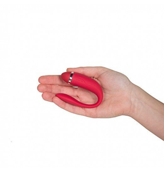 Красный вибратор для пар на батарейках We-Vibe Special Edition