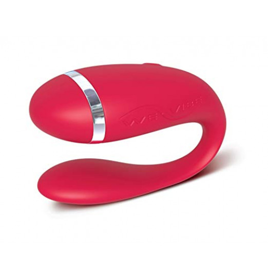 Красный вибратор для пар на батарейках We-Vibe Special Edition