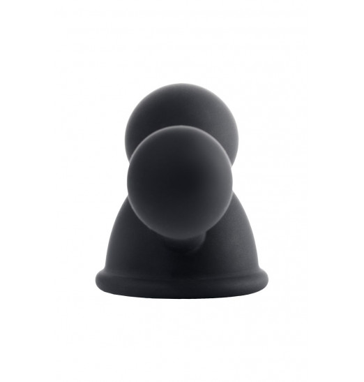 Черные виброприсоски-стимуляторы на соски