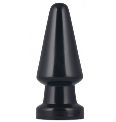Черная анальная пробка King-Sized Anal Shocker - 19 см.