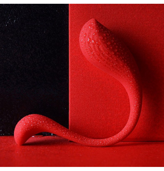 Красный интерактивный вибромассажер Phoenix Neo