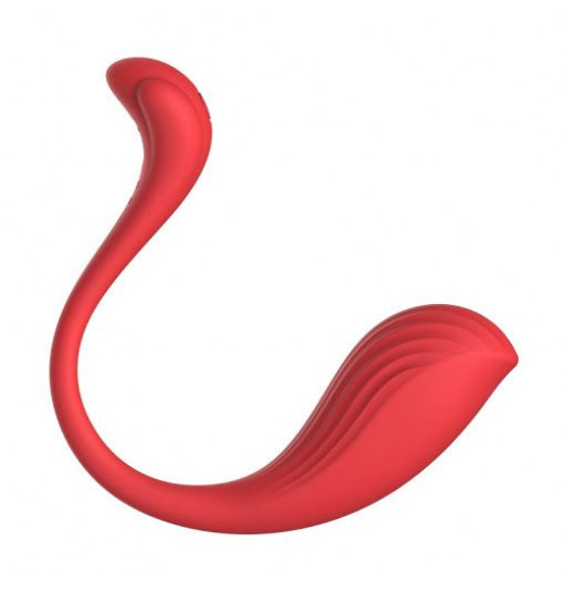 Красный интерактивный вибромассажер Phoenix Neo