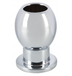 Алюминиевая анальная пробка с тоннелем Lust Tunnel Plug - 6,5 см.