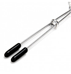 Регулируемые зажимы-пинцеты с серебристой цепочкой