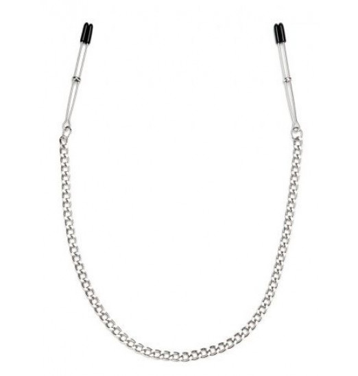 Регулируемые зажимы-пинцеты с серебристой цепочкой