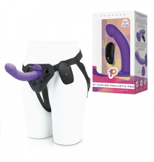 Фиолетовый вибрострапон Pegasus - 15 см.