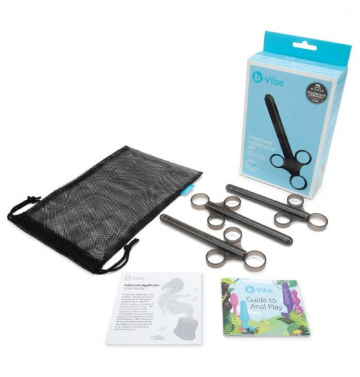 Набор из 3 черных шприцев для лубриканта Набор из 3 черных шприцев для лубриканта