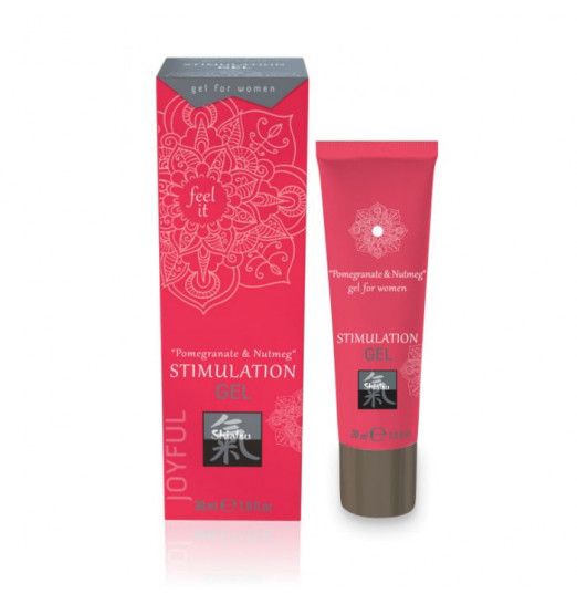 Возбуждающий интимный гель для двоих STIMULATION GEL Pomegranate   Nutmeg - 30 мл.