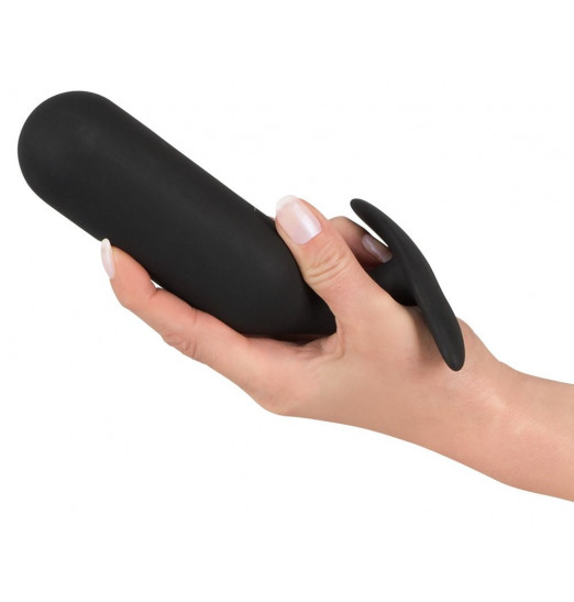 Черная анальная пробка с утяжелением Anal Trainer Large - 17,5 см.