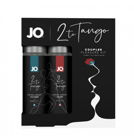 Набор возбуждающих лубрикантов для пар JO 2 TO TANGO - 2х60 мл.