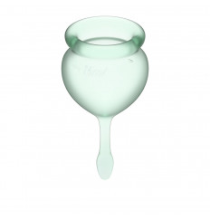 Набор зеленых менструальных чаш Feel good Menstrual Cup