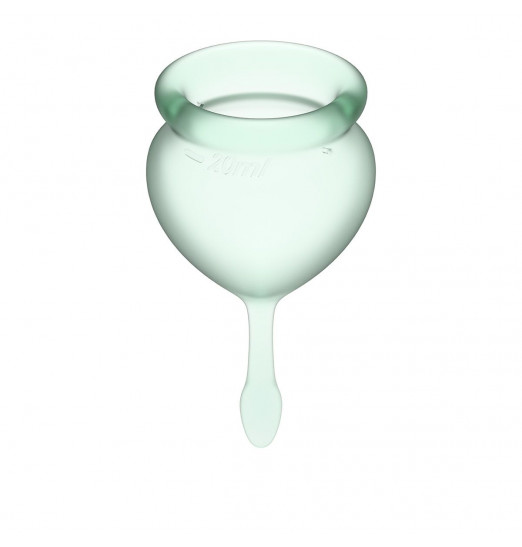 Набор зеленых менструальных чаш Feel good Menstrual Cup