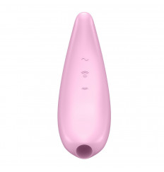 Розовый вакуум-волновой стимулятор Satisfyer Curvy 3+