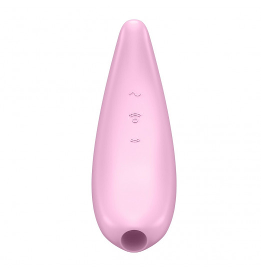 Розовый вакуум-волновой стимулятор Satisfyer Curvy 3+