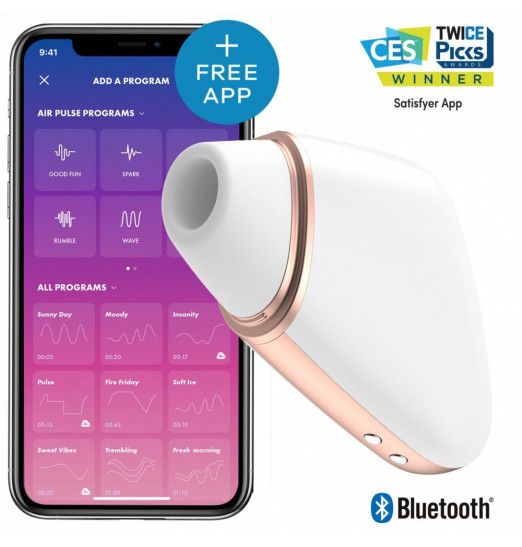 Белый вакуум-волновой вибростимулятор Satisfyer Love Triangle