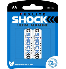 Батарейки Luxlite Shock (BLUE) типа АА - 2 шт.