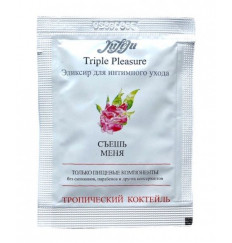 Эликсир для интимного ухода Triple Pleasure  Тропический коктейль  - 3 мл.