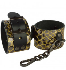 Золотистые наручники Рептилия Золотистые наручники Рептилия