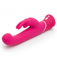 Розовый вибратор-кролик G-Spot Rechargeable Rabbit Vibrator - 24,1 см.