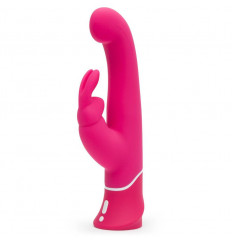 Розовый вибратор-кролик G-Spot Rechargeable Rabbit Vibrator - 24,1 см.