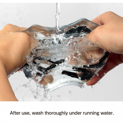 Прозрачный мастурбатор Tenga Crysta Leaf