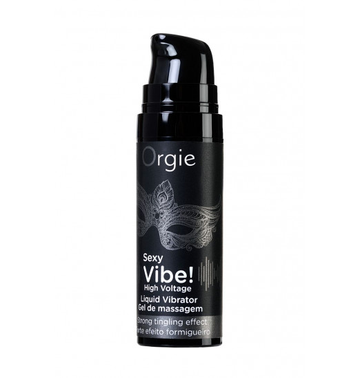 Гель для массажа ORGIE Sexy Vibe High Voltage с эффектом вибрации - 15 мл. Гель для массажа ORGIE Sexy Vibe High Voltage с эффектом вибрации - 15 мл.