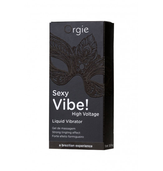 Гель для массажа ORGIE Sexy Vibe High Voltage с эффектом вибрации - 15 мл. Гель для массажа ORGIE Sexy Vibe High Voltage с эффектом вибрации - 15 мл.