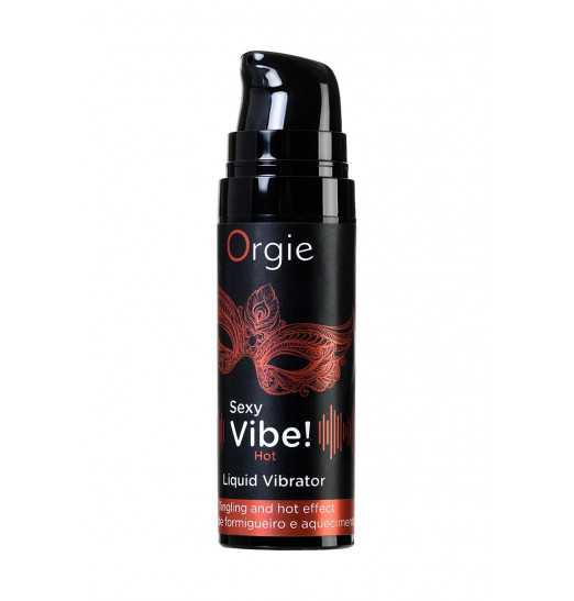 Разогревающий гель для массажа ORGIE Sexy Vibe Hot с эффектом вибрации - 15 мл. Разогревающий гель для массажа ORGIE Sexy Vibe Hot с эффектом вибрации - 15 мл.