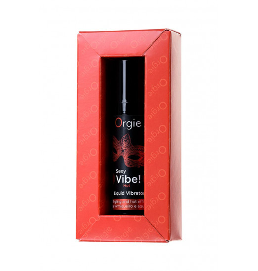 Разогревающий гель для массажа ORGIE Sexy Vibe Hot с эффектом вибрации - 15 мл. Разогревающий гель для массажа ORGIE Sexy Vibe Hot с эффектом вибрации - 15 мл.