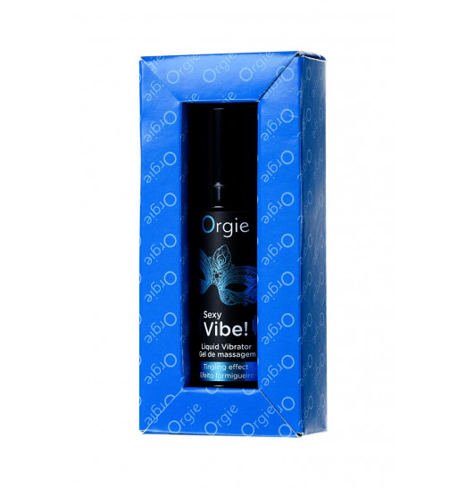 Гель для массажа ORGIE Sexy Vibe Liquid Vibrator с эффектом вибрации - 15 мл.